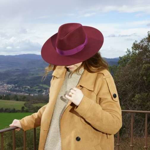 Chapeau d'hiver "Occitan" en feutre de laine de la chapellerie MontCapel